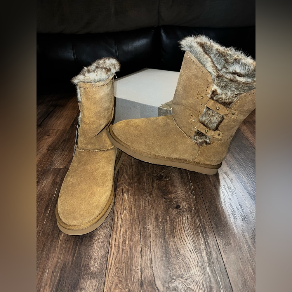 NEW Women’s Size 10 Hickory Color BearPaw Boots. - Picture 4 of 8